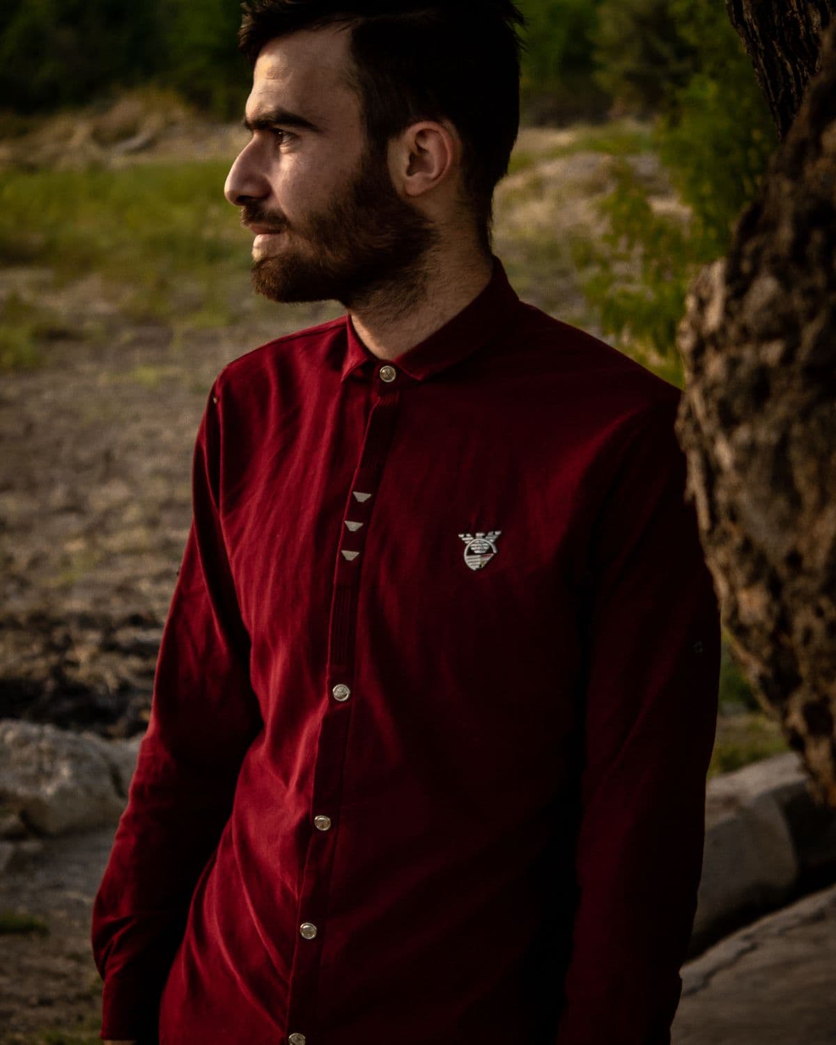 Long-Line Overshirt