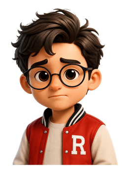 Riz looking downcast