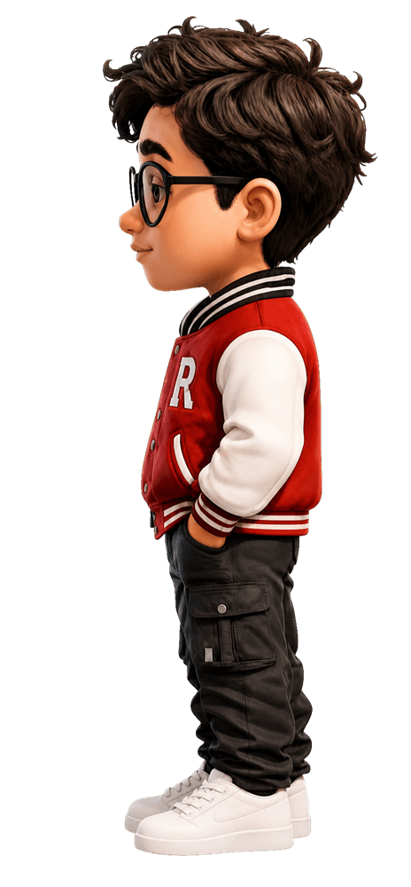 Riz, side view